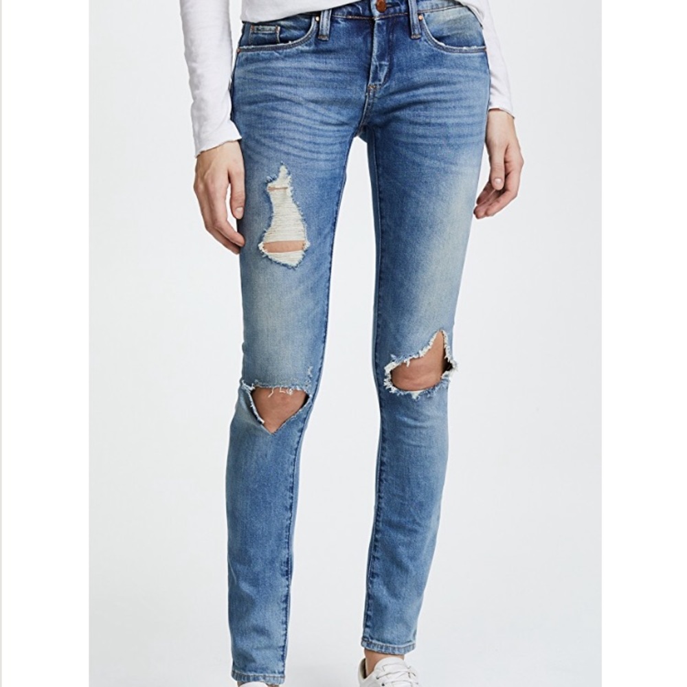 Blank NYC distressed skinny jeans